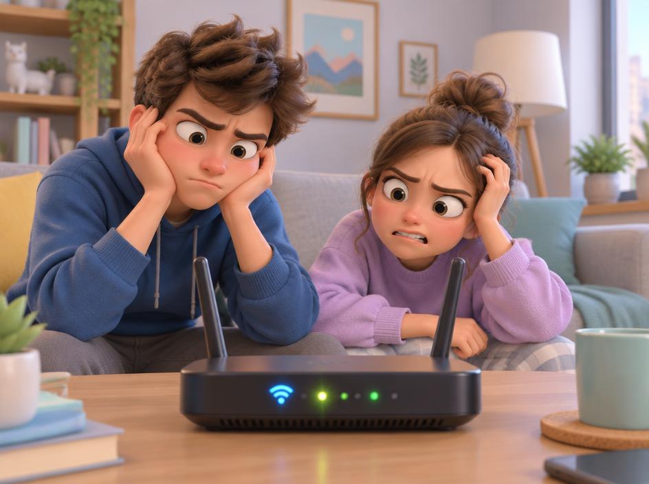 The Wi-Fi is down!